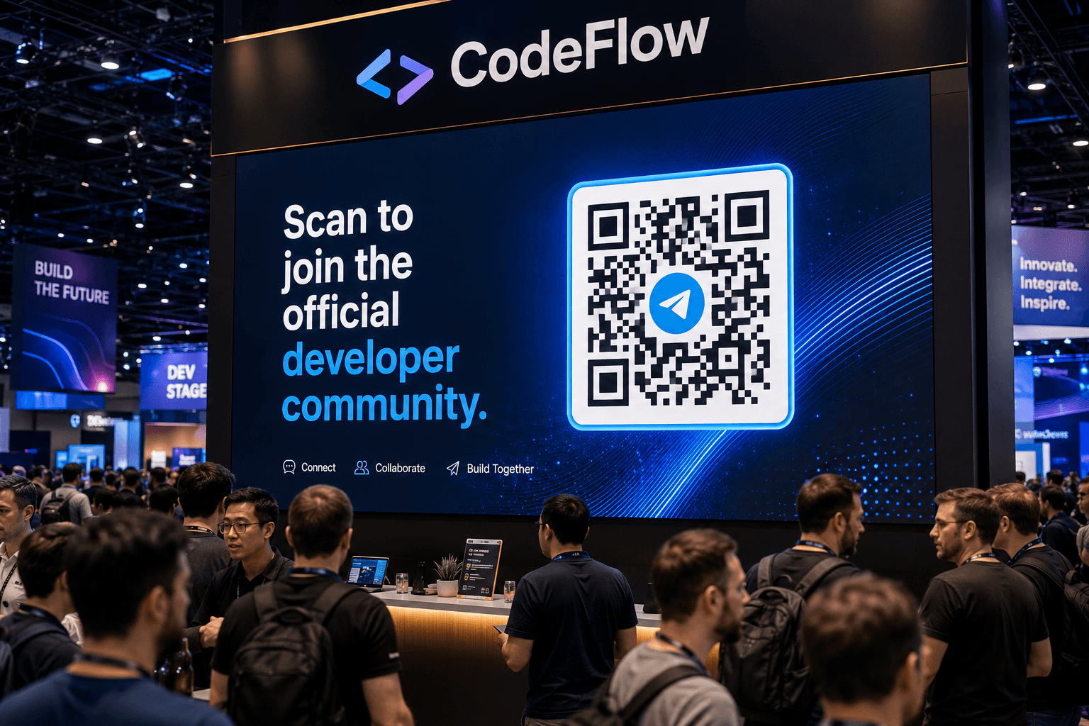 telegram QR Code in action